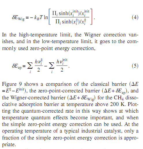 ZPE for saddle point